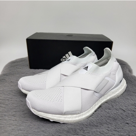 New Adidas UltraBoost Slip-On DNA 'Cloud White' Women's Running Shoes Size 6.5 - Picture 1 of 7